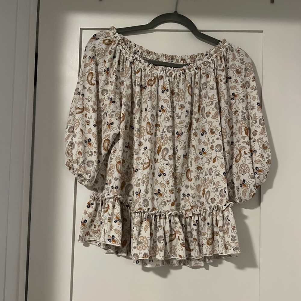 Melloday print blouse